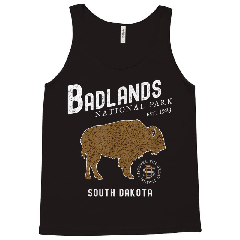 Badlands National Park  South Dakota  Road Trip T Shirt Tank Top by cm-arts | Artistshot