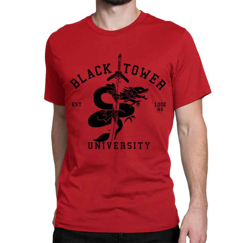 Black University Classic T-shirt by idalismarcha | Artistshot