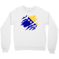 Bosnia Bosnian Flag T Shirt Crewneck Sweatshirt | Artistshot