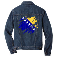 Bosnia Bosnian Flag T Shirt Men Denim Jacket | Artistshot