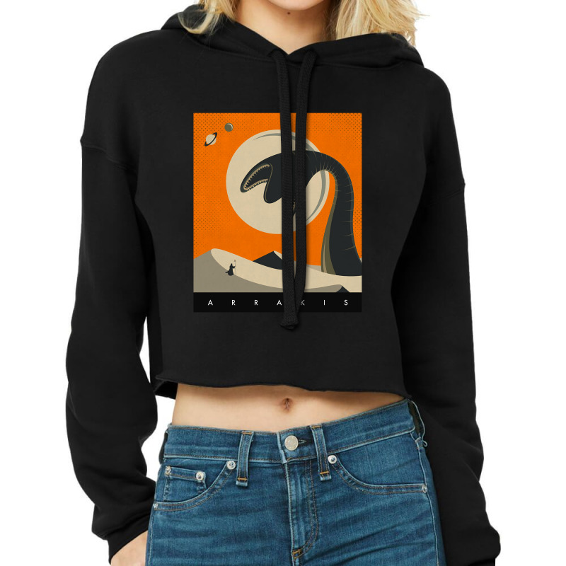 Visit Animal Scary Sand Cropped Hoodie | Artistshot