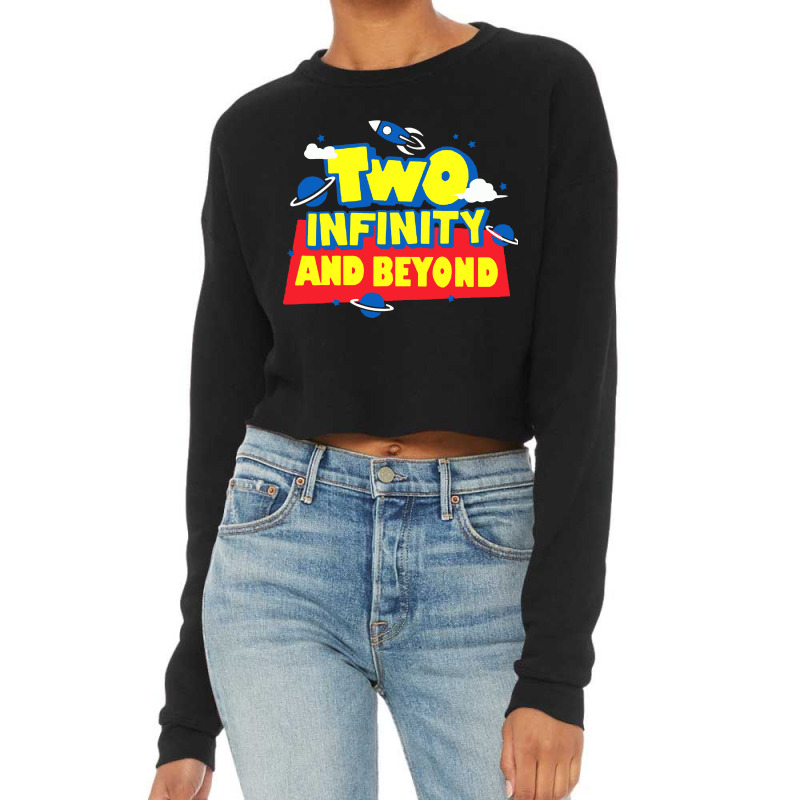 Two Infinity And Beyond Cropped Sweater by liqualyfu | Artistshot