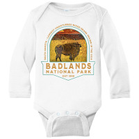 Badlands National Park South Dakota Bison Vacation Souvenir Tank Top Long Sleeve Baby Bodysuit | Artistshot