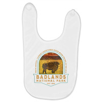 Badlands National Park South Dakota Bison Vacation Souvenir Tank Top Baby Bibs | Artistshot