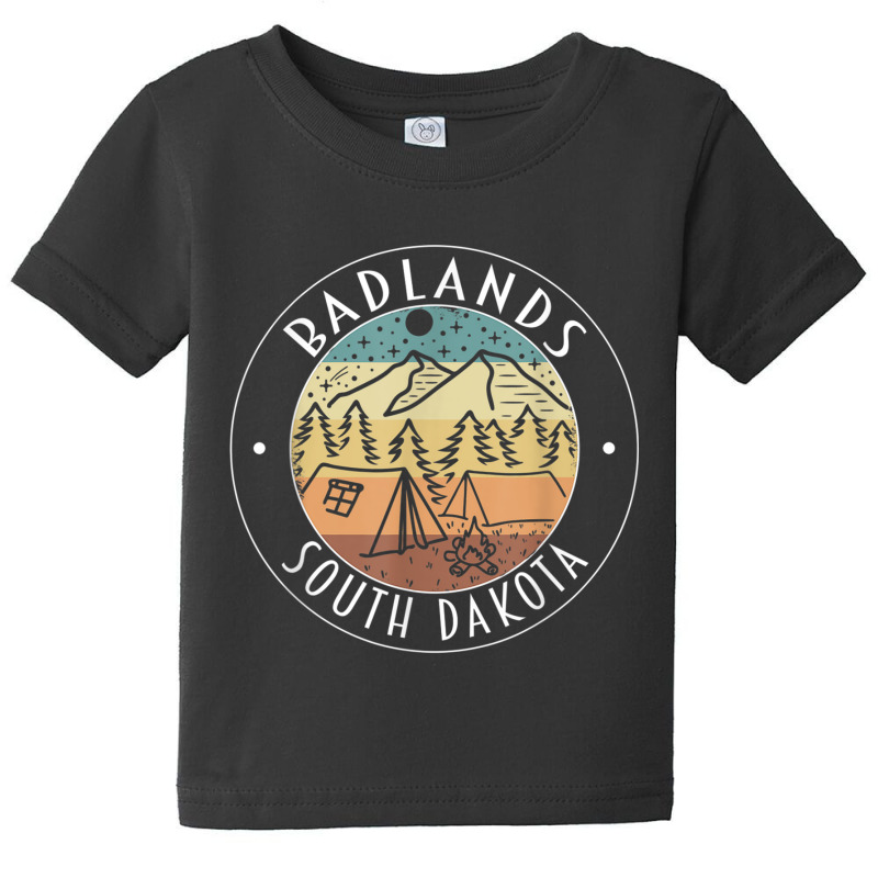 Badlands National Park South Dakota Hiking Camping Outdoor T Shirt Baby Tee by cm-arts | Artistshot