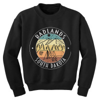 Badlands National Park South Dakota Hiking Camping Outdoor T Shirt Youth Sweatshirt | Artistshot