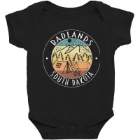 Badlands National Park South Dakota Hiking Camping Outdoor T Shirt Baby Bodysuit | Artistshot