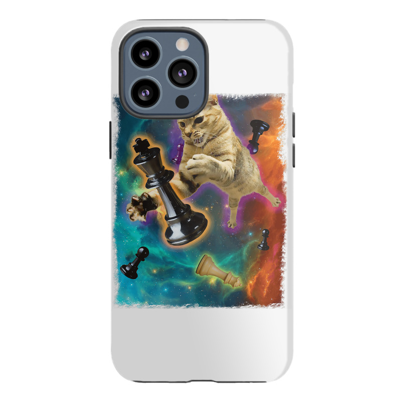 Cats In Space Chess Set Pieces Premium T Shirt Iphone 13 Pro Max Case | Artistshot