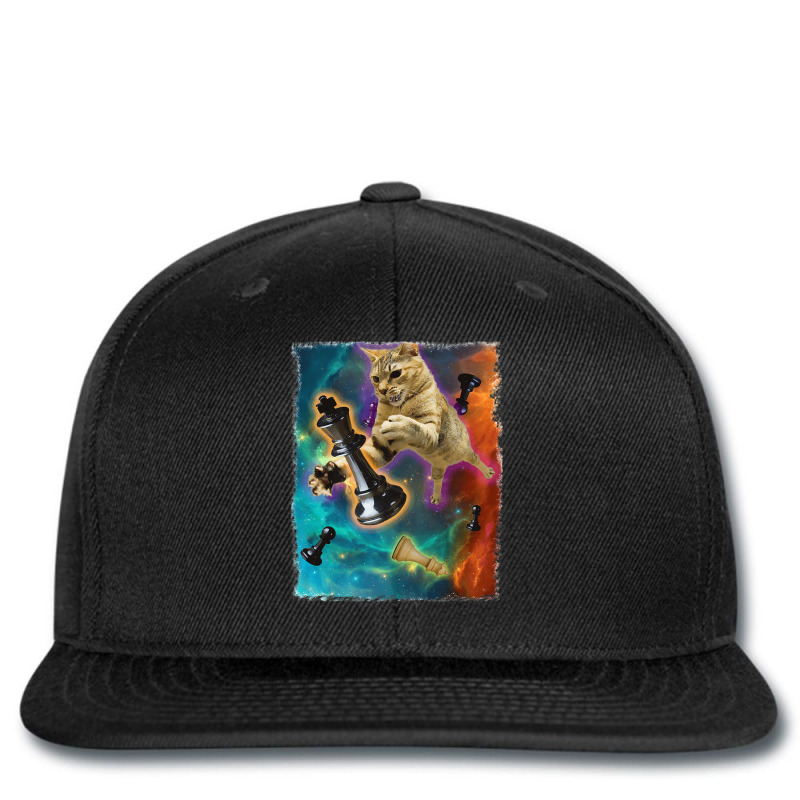 Cats In Space Chess Set Pieces Premium T Shirt Printed Hat | Artistshot