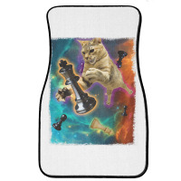 Cats In Space Chess Set Pieces Premium T Shirt Front Car Mat | Artistshot