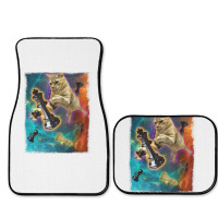 Cats In Space Chess Set Pieces Premium T Shirt Full Set Car Mats | Artistshot