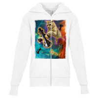 Cats In Space Chess Set Pieces Premium T Shirt Youth Zipper Hoodie | Artistshot