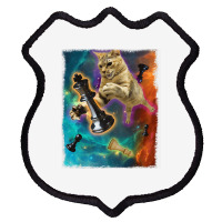 Cats In Space Chess Set Pieces Premium T Shirt Shield Patch | Artistshot