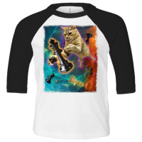 Cats In Space Chess Set Pieces Premium T Shirt Toddler 3/4 Sleeve Tee | Artistshot