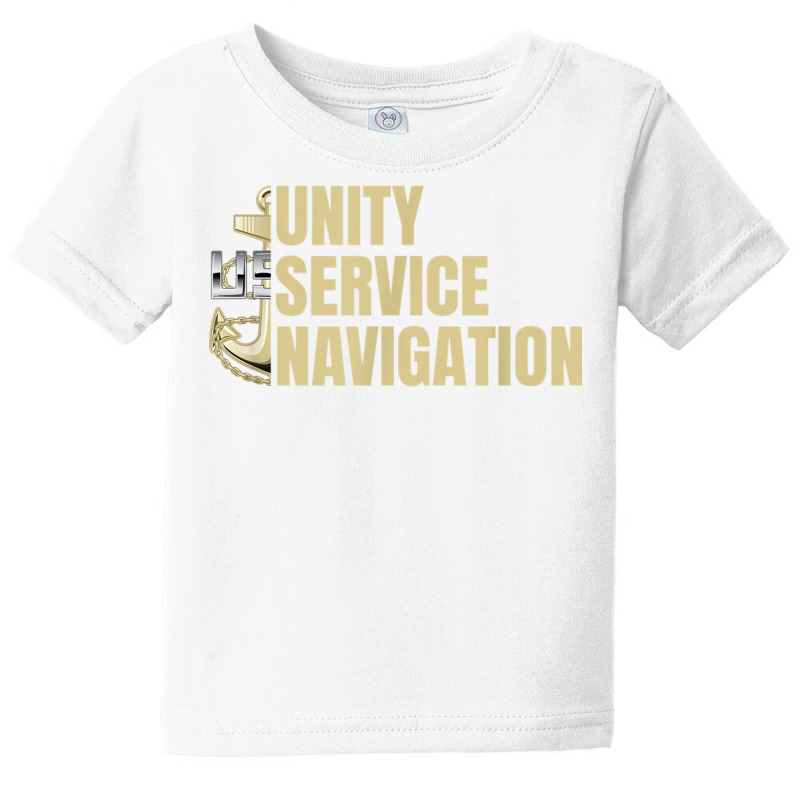 Unity Service Navigation Chief Art With Anchor For Naval Cpo T Shirt Baby Tee by cm-arts | Artistshot