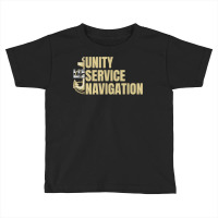 Unity Service Navigation Chief Art With Anchor For Naval Cpo T Shirt Toddler T-shirt | Artistshot