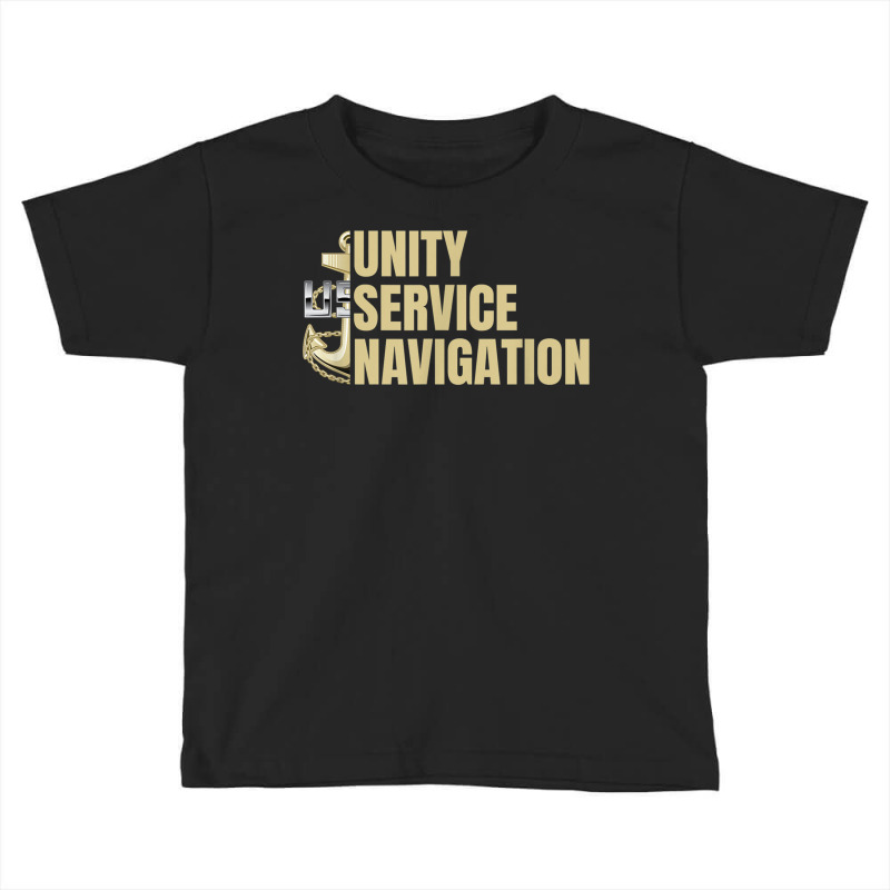 Unity Service Navigation Chief Art With Anchor For Naval Cpo T Shirt Toddler T-shirt by cm-arts | Artistshot