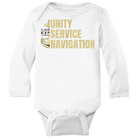 Unity Service Navigation Chief Art With Anchor For Naval Cpo T Shirt Long Sleeve Baby Bodysuit | Artistshot