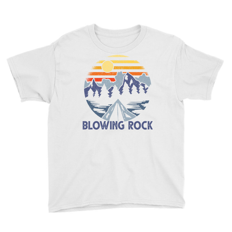 Blowing Rock, North Carolina Blue Ridge Mountains Camping Pullover Hoo Youth Tee by cm-arts | Artistshot