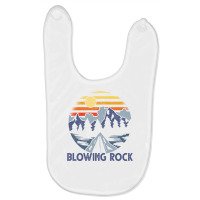 Blowing Rock, North Carolina Blue Ridge Mountains Camping Pullover Hoo Baby Bibs | Artistshot