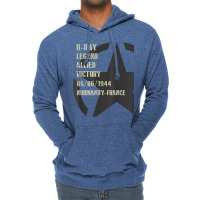 D Day Legend 1944 Invasion Normandy Military Ww2 Lightweight Hoodie | Artistshot