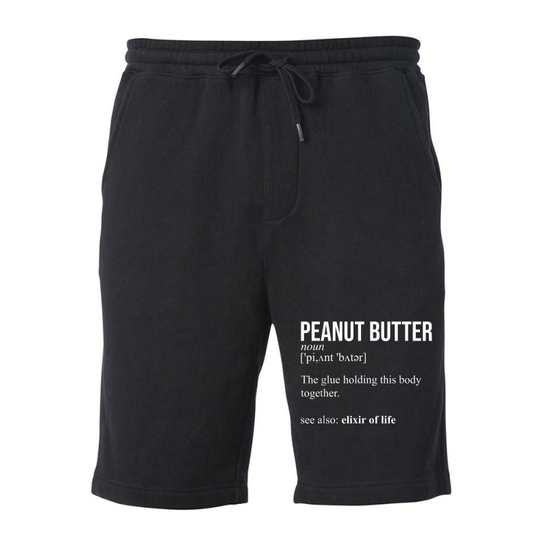 Peanut Butter Definition Peanut Butter Addiction Fleece Short | Artistshot