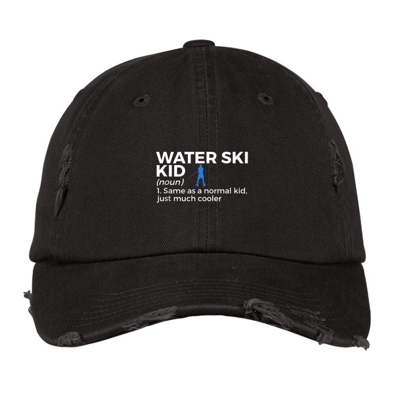 Water Ski Kid Definition Funny Waterskiing Tank Top Vintage Cap by cm-arts | Artistshot