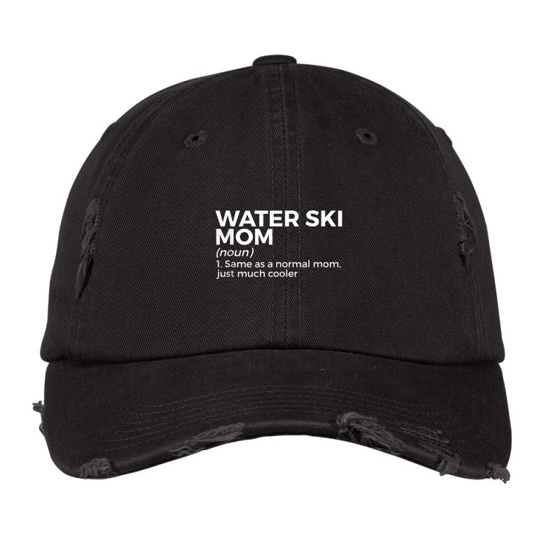 Water Ski Mom Definition Funny Waterskiing Tank Top Vintage Cap by cm-arts | Artistshot