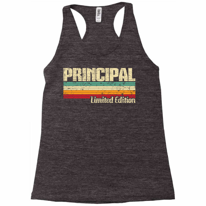 Principal Limited Edition   School Headmaster Headmistress Long Sleeve Racerback Tank by cm-arts | Artistshot