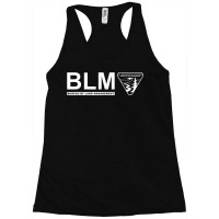 The Original Blm -bureau Of Land Management (white) Racerback Tank | Artistshot