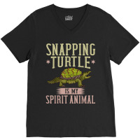 Snapping Turtle Alligator Pet Shell V-neck Tee | Artistshot