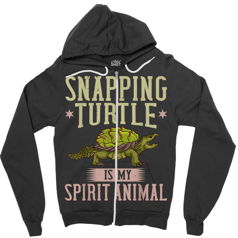 Snapping Turtle Alligator Pet Shell Zipper Hoodie | Artistshot