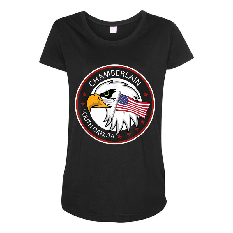 Chamberlain Sd South Dakota T Shirt Maternity Scoop Neck T-shirt by cm-arts | Artistshot