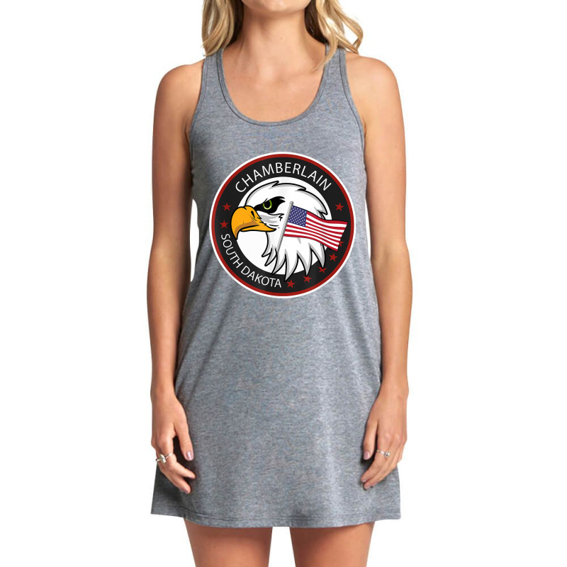 Chamberlain Sd South Dakota T Shirt Tank Dress by cm-arts | Artistshot