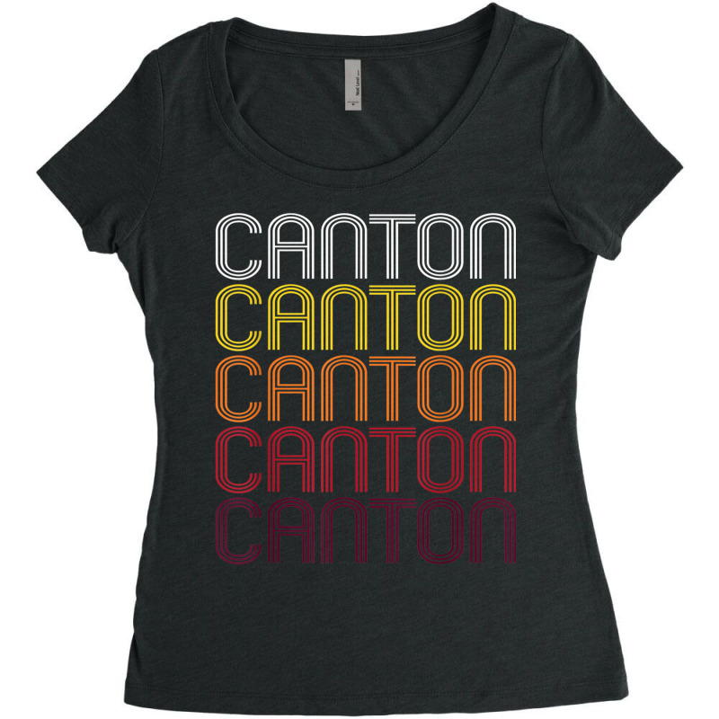 Canton, Sd  Vintage Style South Dakota T Shirt Women's Triblend Scoop T-shirt | Artistshot