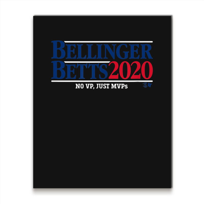 Officially Licensed Bellinger Betts Bellinger Betts 2020 Metal Print Vertical | Artistshot