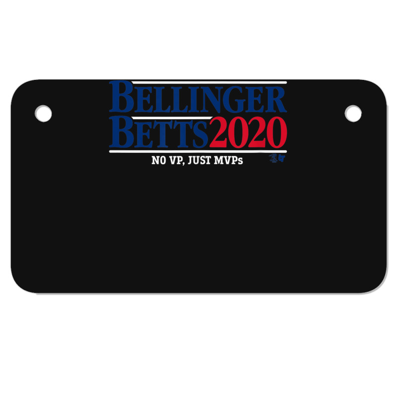 Officially Licensed Bellinger Betts Bellinger Betts 2020 Motorcycle License Plate | Artistshot