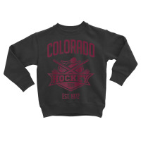 Distressed Retro Avalanche Party Tailgate Gameday Fan Gift Raglan Base Toddler Sweatshirt | Artistshot