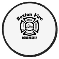 Boston Fire Department Ladder 7 King Of The Hill  Dark Print T Shirt Round Patch | Artistshot