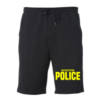 City Of Houston Police Officer Texas Policeman Uniform Duty Long Sleev Fleece Short | Artistshot