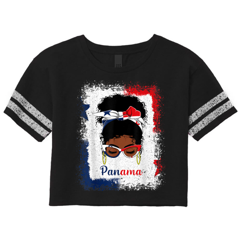 Messy Bun Panamanian Panama Flag Womens Woman Girl Scorecard Crop Tee by KaseyReyes | Artistshot