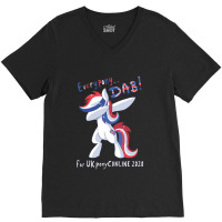 Uk Ponycon V-neck Tee | Artistshot