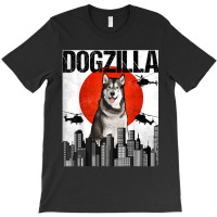 Funny Vintage Japanese Dogzilla Alaskan Malamute T-shirt | Artistshot