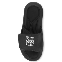 Playing The Trumpet Is My Superpower Trumpeter Player Slide Sandal | Artistshot