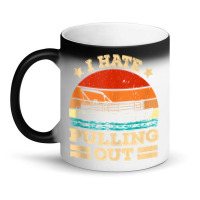 I Hate Pulling Out Pontoon Captain Funny Boat Tank Top Magic Mug | Artistshot