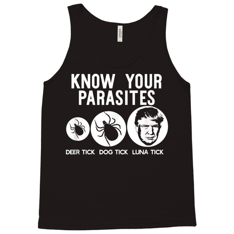 Know Your Parasites Antitrump Resist T  Funny Gift Tank Top by SandraMarianela | Artistshot