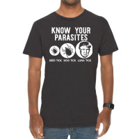 Know Your Parasites Antitrump Resist T  Funny Gift Vintage T-shirt | Artistshot