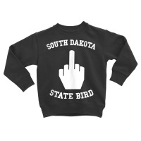 Funny South Dakota State Bird Flipping Off Tank Top Toddler Sweatshirt | Artistshot