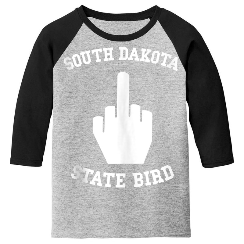 Funny South Dakota State Bird Flipping Off Tank Top Youth 3/4 Sleeve | Artistshot