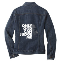 Look To The Side Ladies Denim Jacket | Artistshot